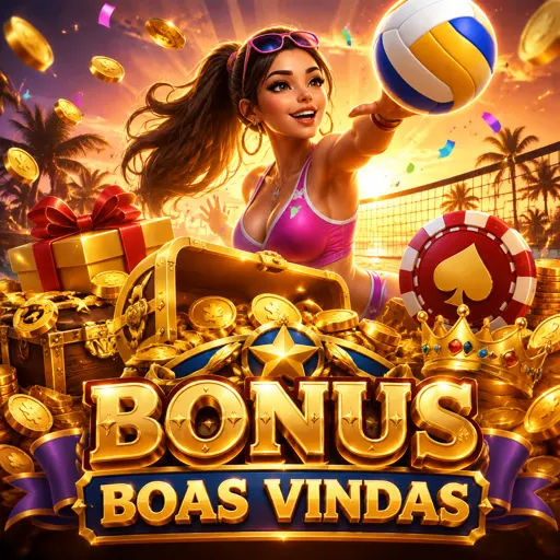 Cartão dourado representando o bônus de boas-vindas do J77 Cassino